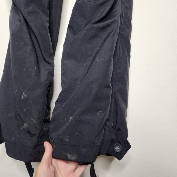 Spyder Mens XXL Black Ski snow Pants flaws Zipper sides Pockets Nylon - Picture 7 of 12